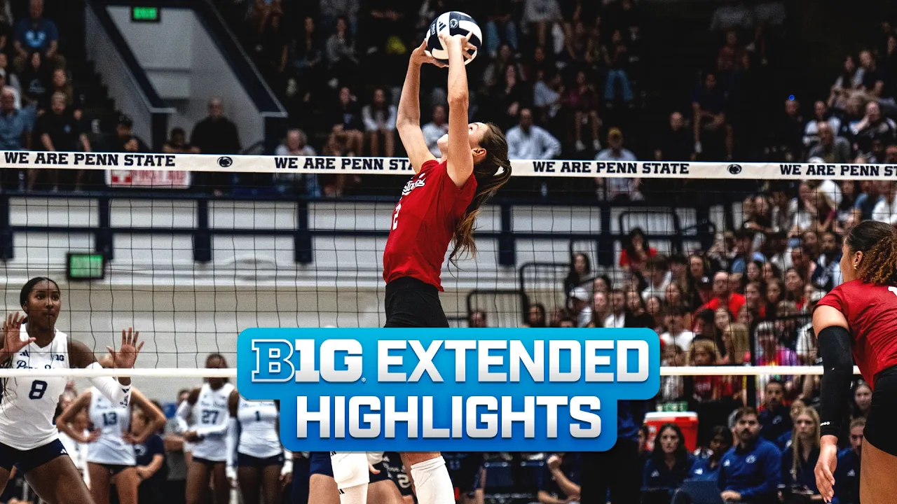 Nebraska at Penn State | Extended Highlights | Big Ten Volleyball | 10/01/2026