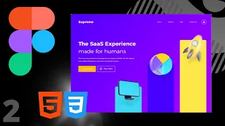 Figma to HTML CSS WEBSITE Design to Code - Part
