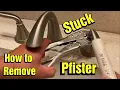 How to Remove a Stuck Frozen Tight Hard to Turn Price Pfister Bathroom Faucet Handle