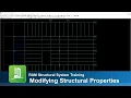 Modifying Structural Properties in RAM Structural System
