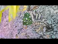Process - Kerby page with Gel crayons and acrylic paint