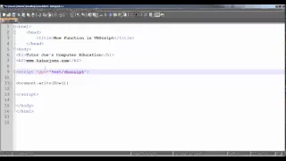 Now function in vbscript Tamil