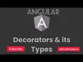 Angular Decorators and It s Types Angulardecorators