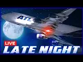 LIVE LATE NIGHT SIGHTS SOUNDS of PURE AVIATION HIGH ABOVE CHICAGO O HARE AIRPORT AVGEEK PLANES