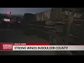 Strong winds causing chaos in Boulder County