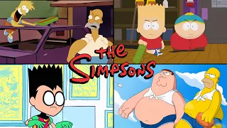 🍩 150 Referencias a LOS SIMPSON en otras series, el CINE y la TV. 📿🛹🎷👶