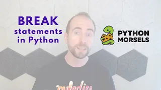 Breaking out of a loop in Python