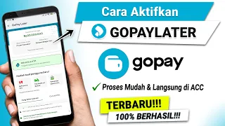 cara aktifkan gopaylater cara daftar gopay later terbaru