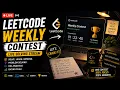LIVE LeetCode Weekly Contest Solving Problems Under Pressure DSA Rating Push