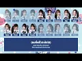 BNK48 – ポニーテールとシュシュ [Color Coded Lyrics TH/RM/EN]