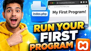 How to Run First Program in XAMPP - First PHP Program in Localhost