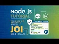 NodeJs Tutorial How to Validate request with Joi Middleware