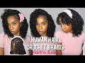The BEST Naturally Water Wave CROCHET Human Hair Hairline illusion Ft Eayon Hair