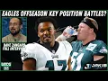 Dave Zangaro on Eagles Offseason Position Battles Depth Chart OTA s more