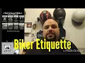 Top 8 rules to Biker Etiquette