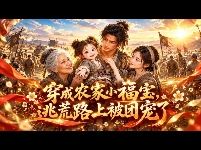 穿成农家小福宝,逃荒路上被团宠了