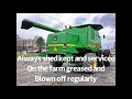 2000 John Deere 9650 4wheel Drive Combine will be for sale Clean machine