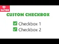 How To Create A Custom Checkbox With HTML CSS Project