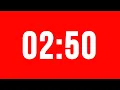 2 Minute 50 Second Timer With Alarm Without Music