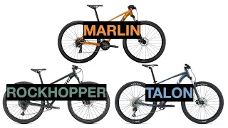 2021 Trek Marlin VS Specialized Rockhopper VS Giant Talon Comparison