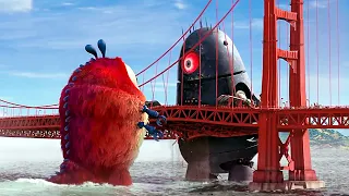 full fight in san francisco monsters vs aliens 4k