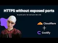 HTTPS without exposed ports - Coolify traefik Cloudflare