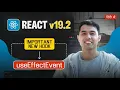 React v19 2 Just Released Here s the ONLY New Hook Why It Changes Everything
