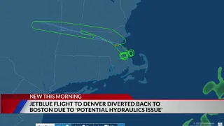 JetBlue flight to Denver diverted back to Boston