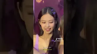 جيني و جونغكوك في الحدث ببكي بلينك جيني و جونغكوك 