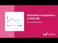 Numerical Differentiation in MATLAB