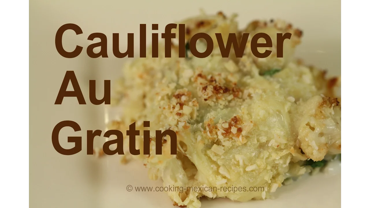 Healthy Cauliflower Au Gratin Recipe   Collab With T-Roy Cooks   Rockin Robin Cooks