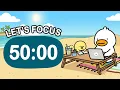 4 Hour Pomodoro Timer Beach Study With Me Cozy Focus Music