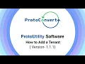 How to Add a Tenant in ProtoUtility Billing Software ProtoUtility Software Tutorial ProtoConvert