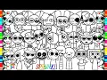 Sprunki New Coloring Pages Sprunki Song How To Color Sprunki OC Retake Pyramixed