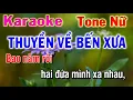 Download Lagu Thuyền về bến xưa karaoke tone nữ | nhạc sống phương hiếu organ