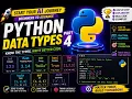 Data types in Python Part-4 Python programing data types 2026 DataTellsTheStory