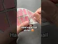 diy paper nail sticker