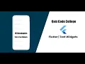 Flutter Text Widget Explained Basic to Advance in Urdu Hindi Styling Properties Fonts