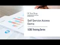 Self Service Access Demo UCBO Training