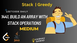 1441 Build an Array With Stack Operations Java Interview Prep