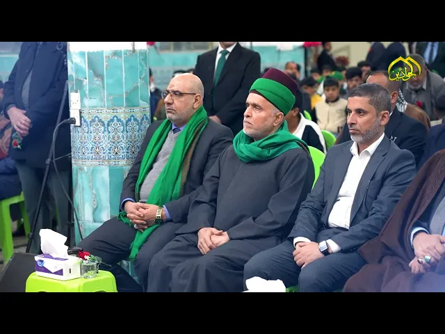 ⁣مشاركة وفد العتبة الكاظمية المقدسة بذكرى الولادة المهدوية في محافظة بابل قضاء الهاشمية.
