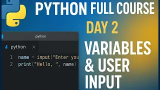Python Variables and Data Types Explained Python Programming Day 2