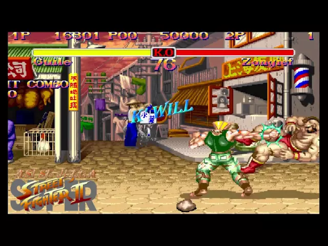 SSFII Super street fighter II Combos Collection 100% HD