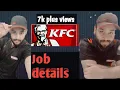 My Experience Working as a Team Member at KFC
