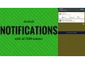 NOTIFICATION WITH ACTION BUTTONS ANDROID