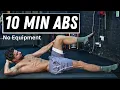 10 Min Complete ABS Workout At Home No Equipment Rowan Row