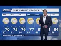 ON THE RADAR LIVE Much cooler rain chances spring break weather