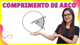 COMPRIMENTO DE ARCO DE CIRCUNFERÊNCIA 👩‍🏫 PROF GISELE RAMOS