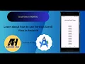 Scroll View in Android Studio Java Android Studio Scroll View android - hubb