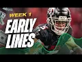NFL Week 1 Early Picks Line Movement Predictions 2025
